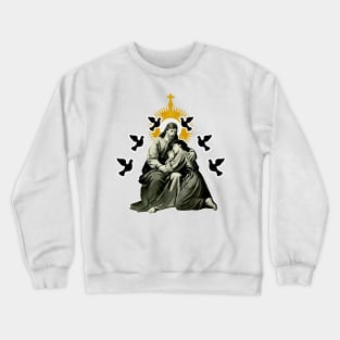 Holy Eucharist with Jesus Christ and the Holy Spirit Crewneck Sweatshirt